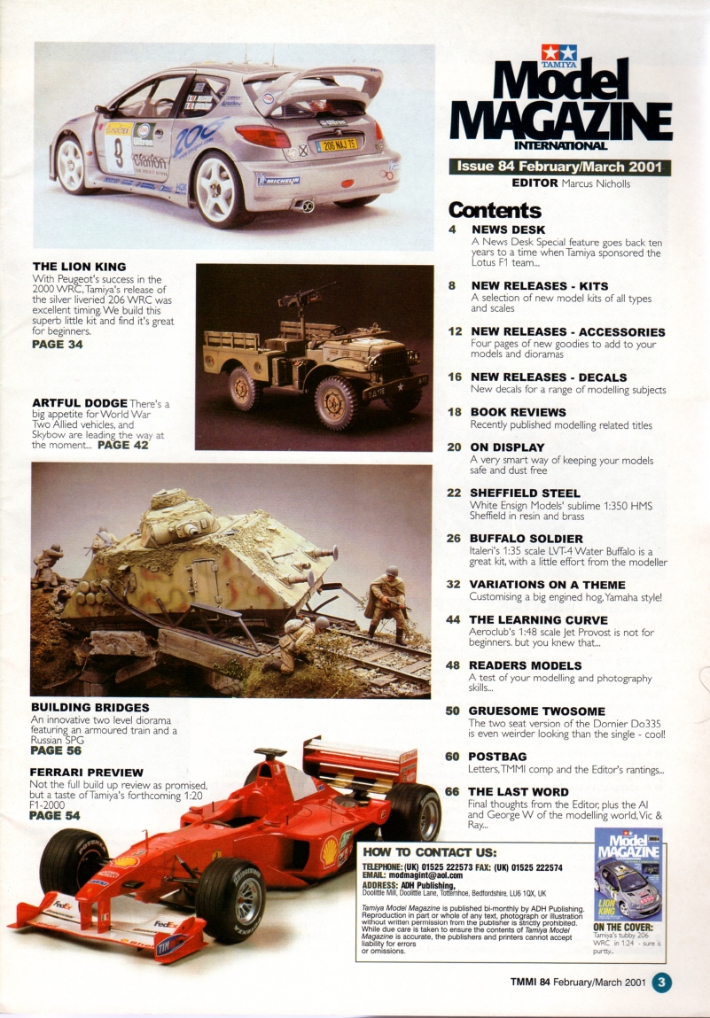 Tamiya Model Magazine 084 (2001-02)